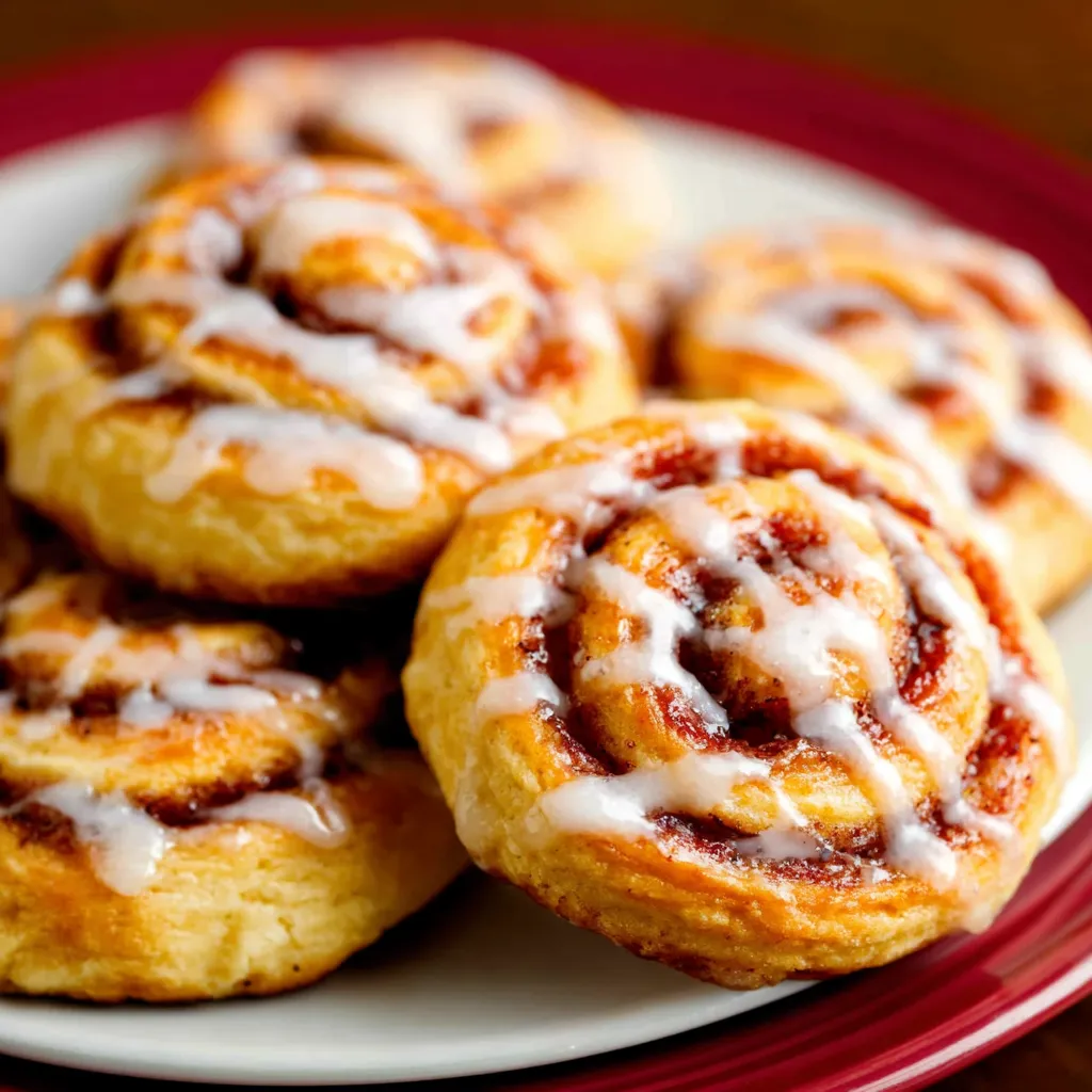 Easy cinnamon roll cookies are shown in this content image, complementing the article's easy baking instructions.
