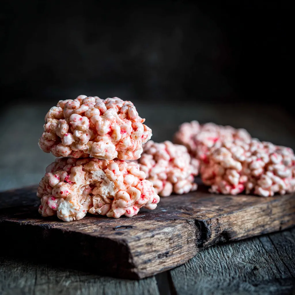 Spooky marshmallow rice bubbles Halloween brains are a fun and creative treat for your Halloween party.