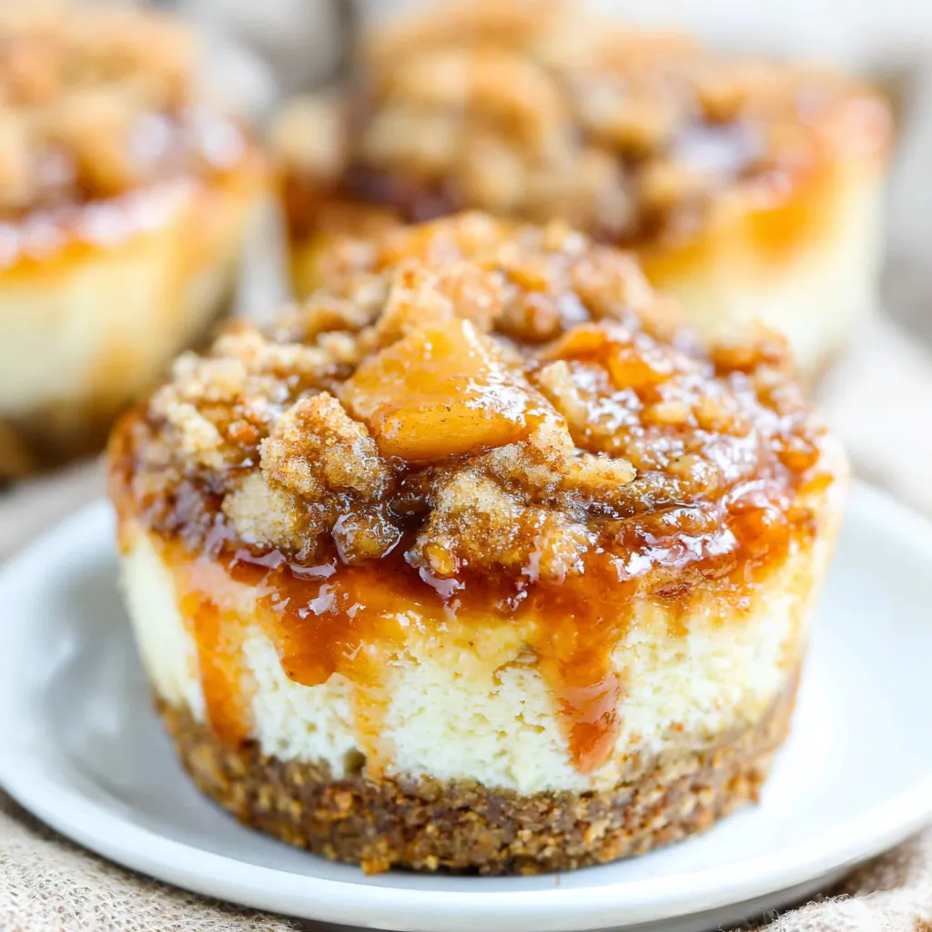 APPLE PIE CHEESECAKE BITES