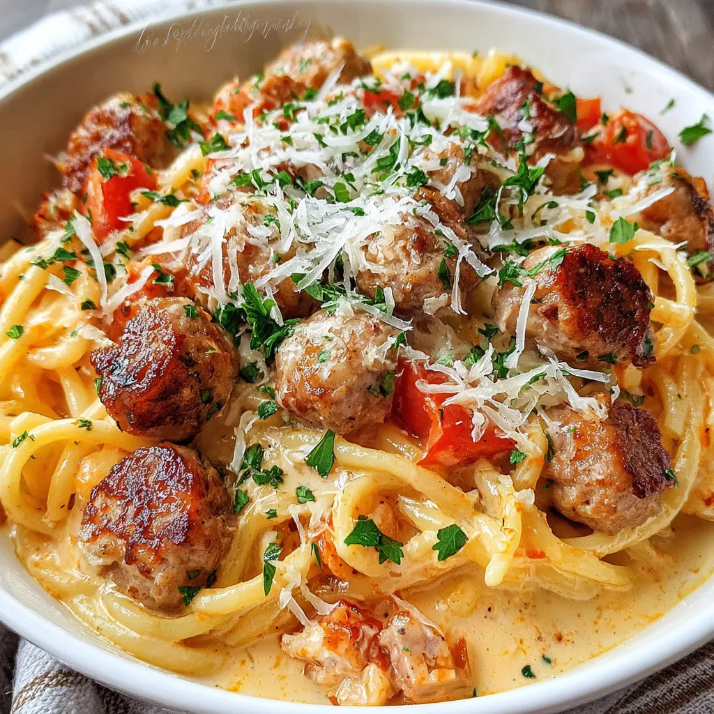 CREAMY SAUSAGE PARMESAN DREAM