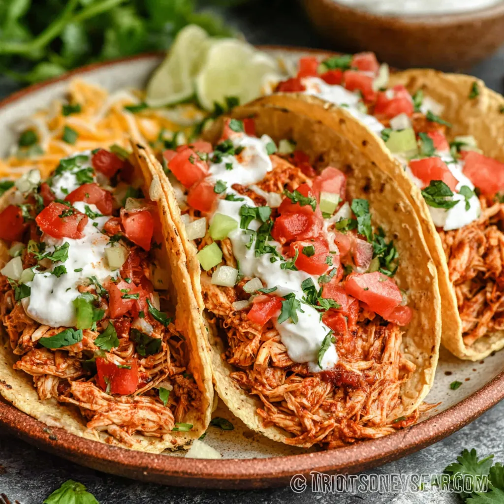 CROCKPOT CHICKEN TACOS ULTIMATE RECIPE