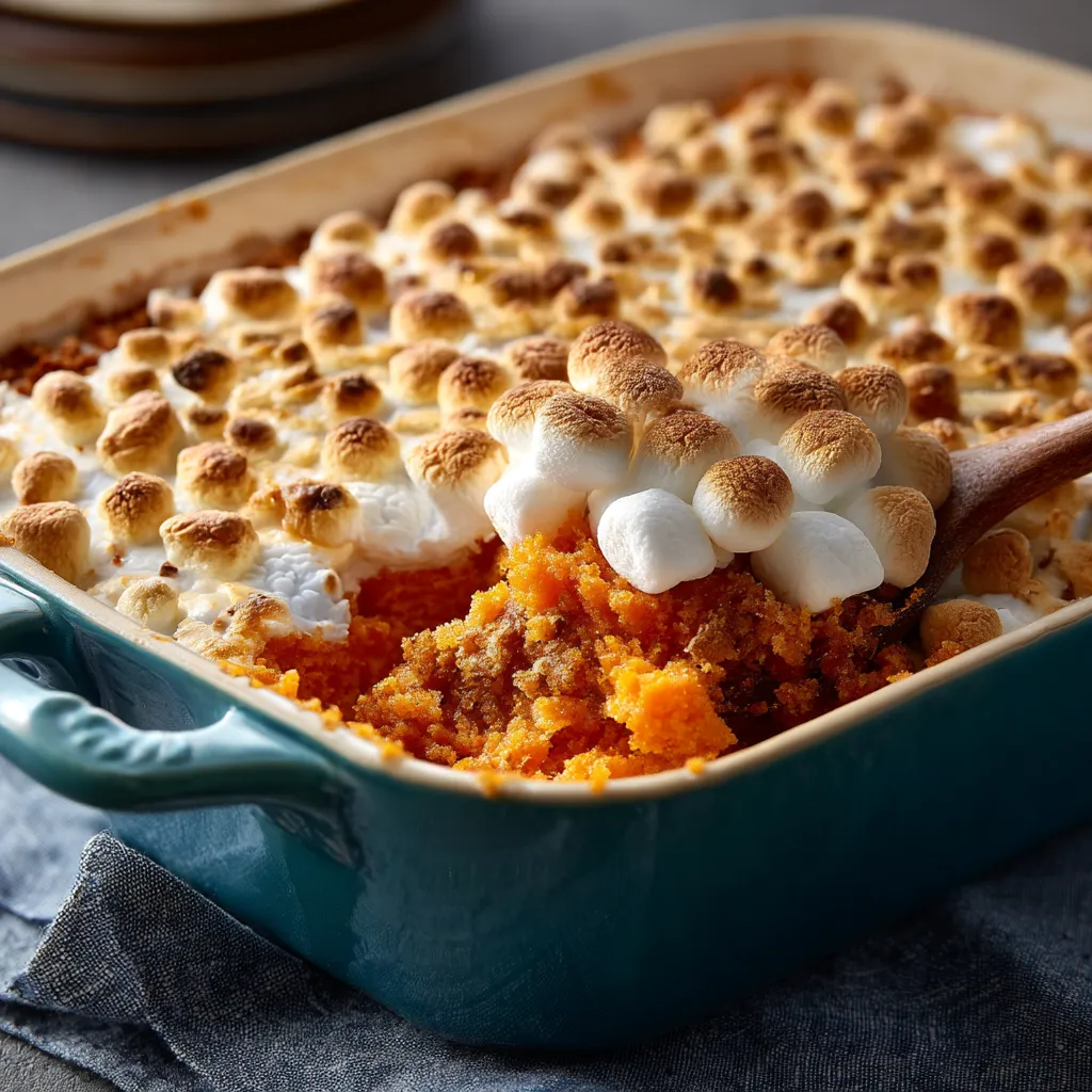 Sweet Potato Casserole featured image showcasing the delicious and comforting holiday side dish.