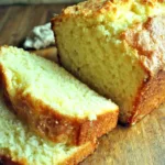 Festive Christmas Eggnog Bread sits invitingly, ready to be sliced and enjoyed.