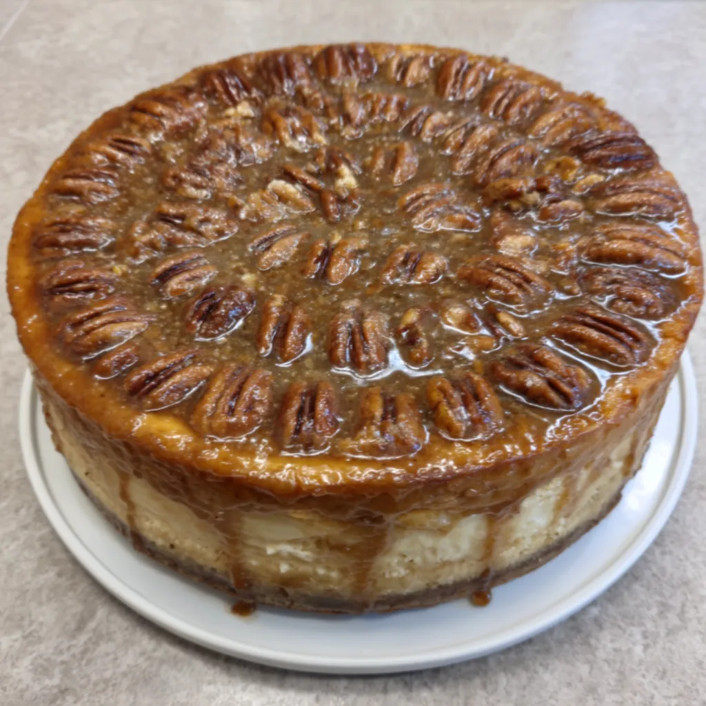 PERFECT MAPLE PECAN PUMPKIN CHEESECAKE