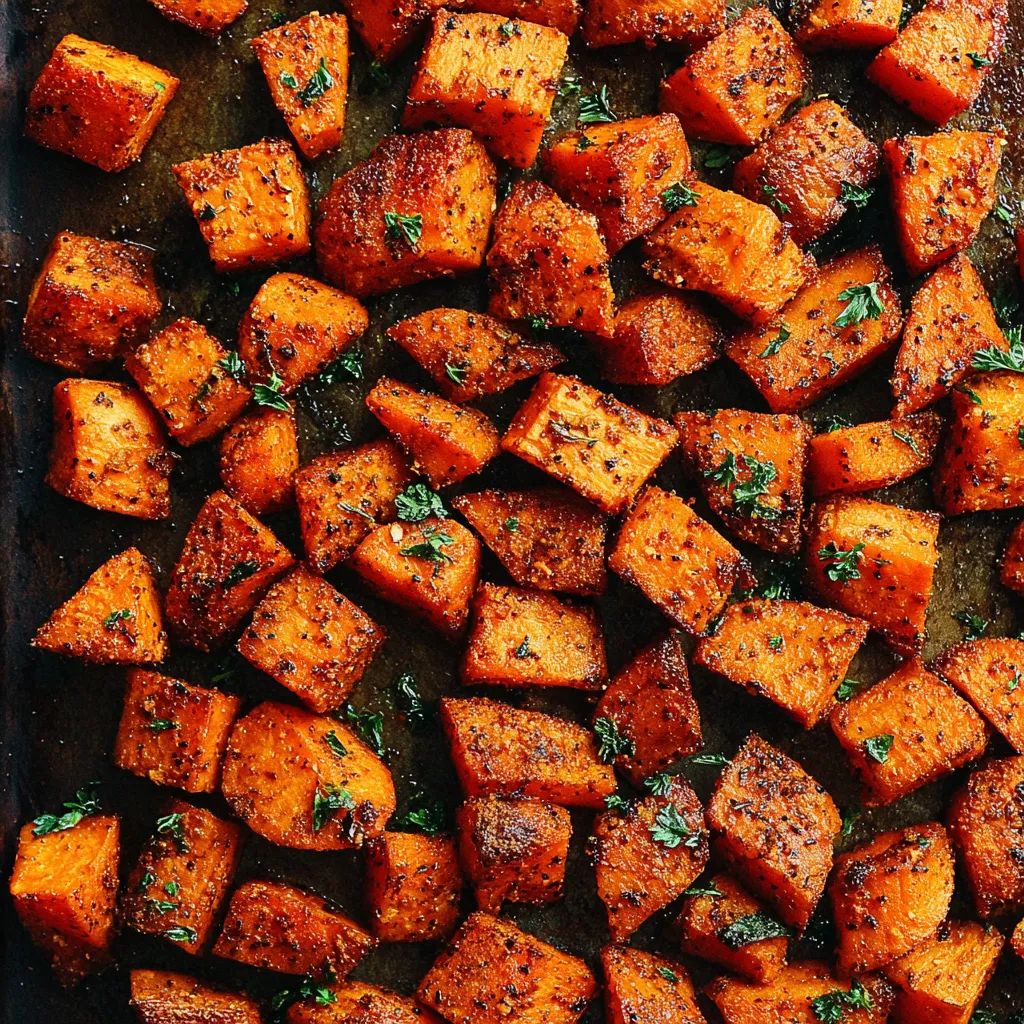 PERFECT ROASTED SWEET POTATO BITES
