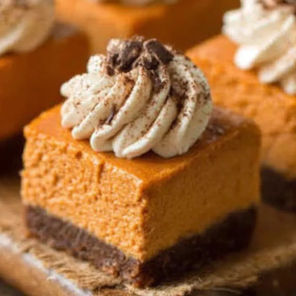 PUMPKIN CHEESECAKE BARS: HEAVEN!