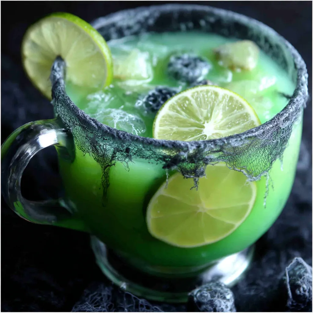 Witch's Potion Punch featured image showcasing a spooky and delicious Halloween drink recipe.