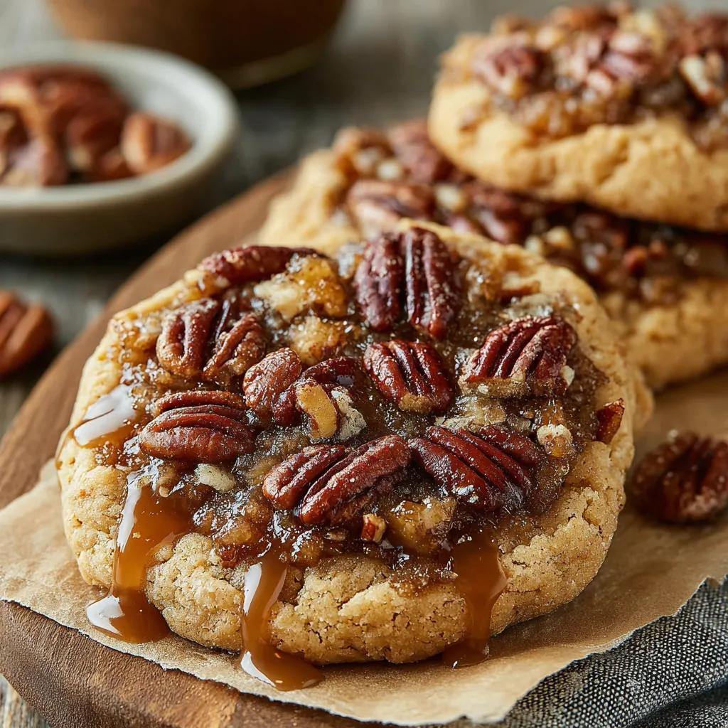 VEGAN PECAN PIE COOKIES