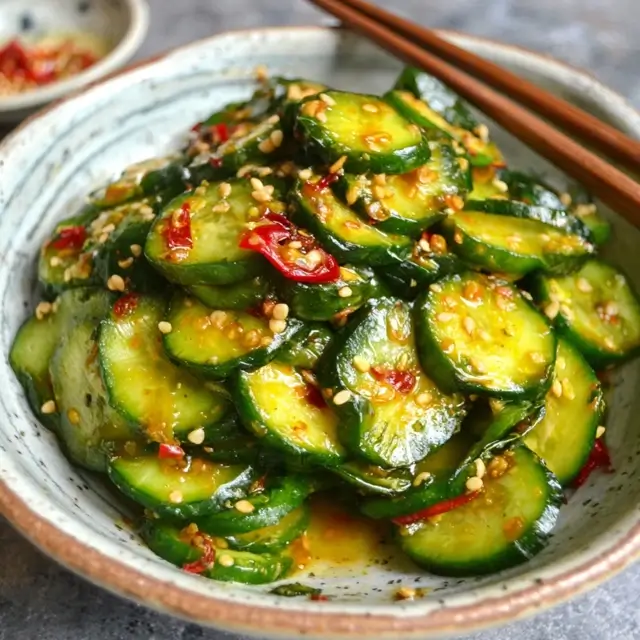 ASIAN CUCUMBER SALAD PERFECT SIDE