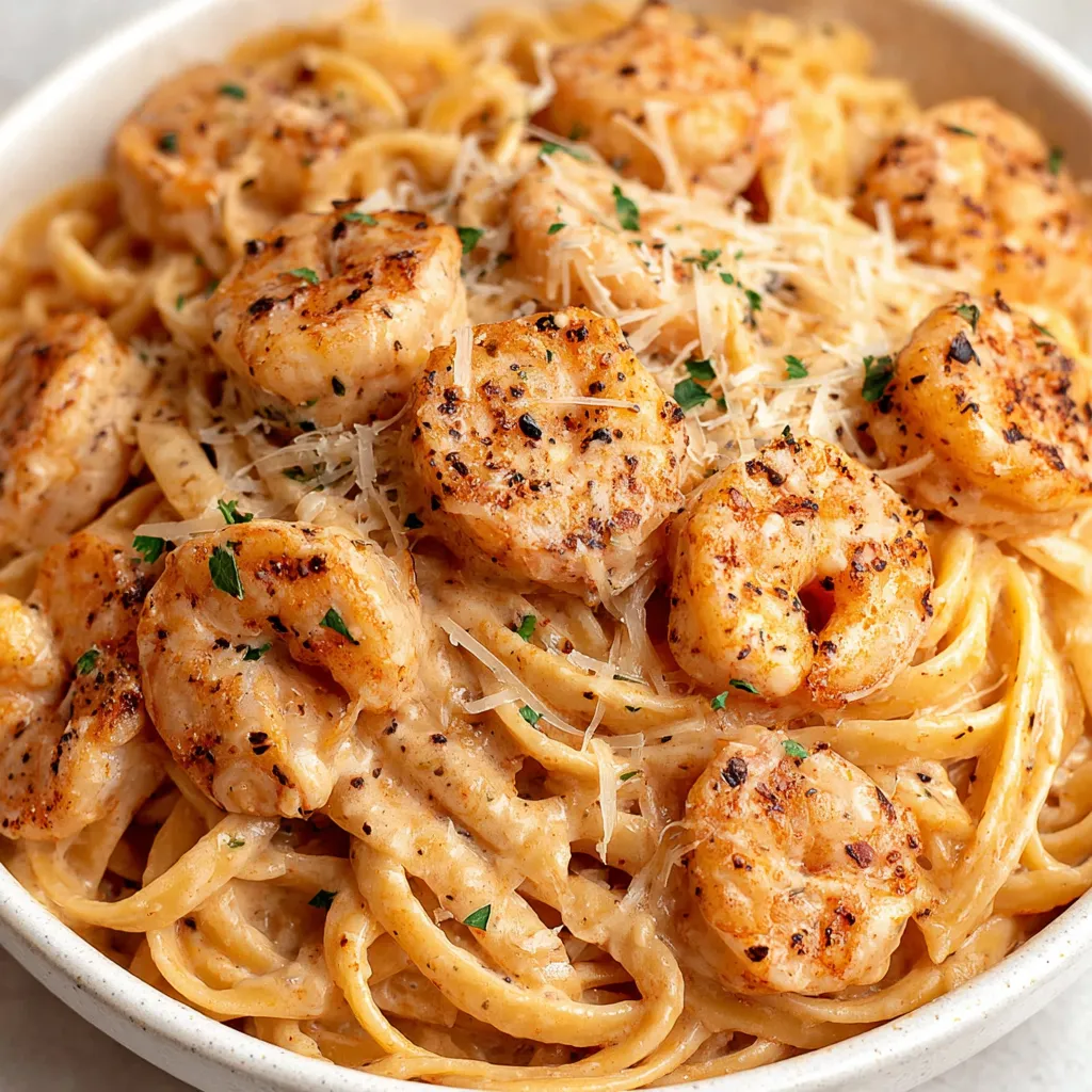 Marry Me Shrimp Pasta Recipe Another view of the creamy, delicious Marry Me Shrimp Pasta ready to be served.