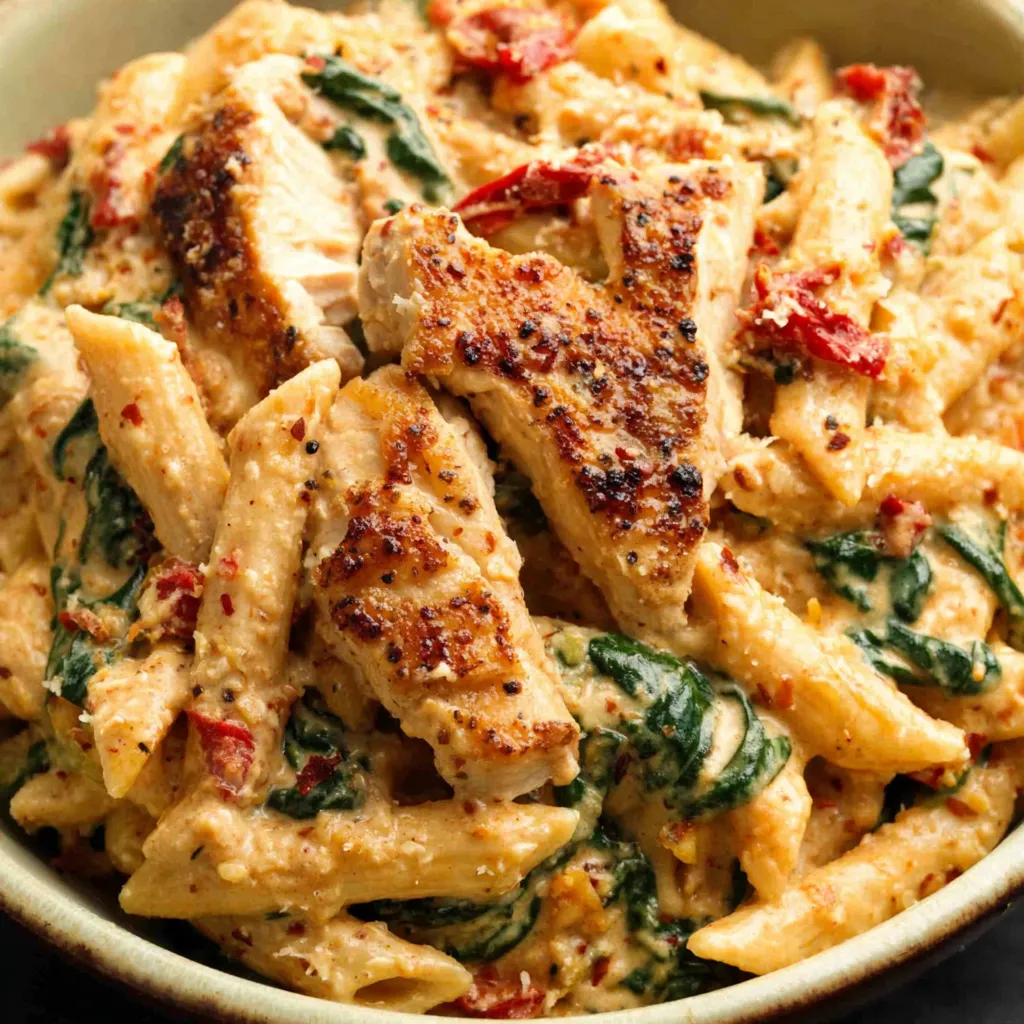 Creamy Marry Me Chicken Pasta Recipe Another tempting close-up shot from the Marry Me Chicken Pasta recipe article.