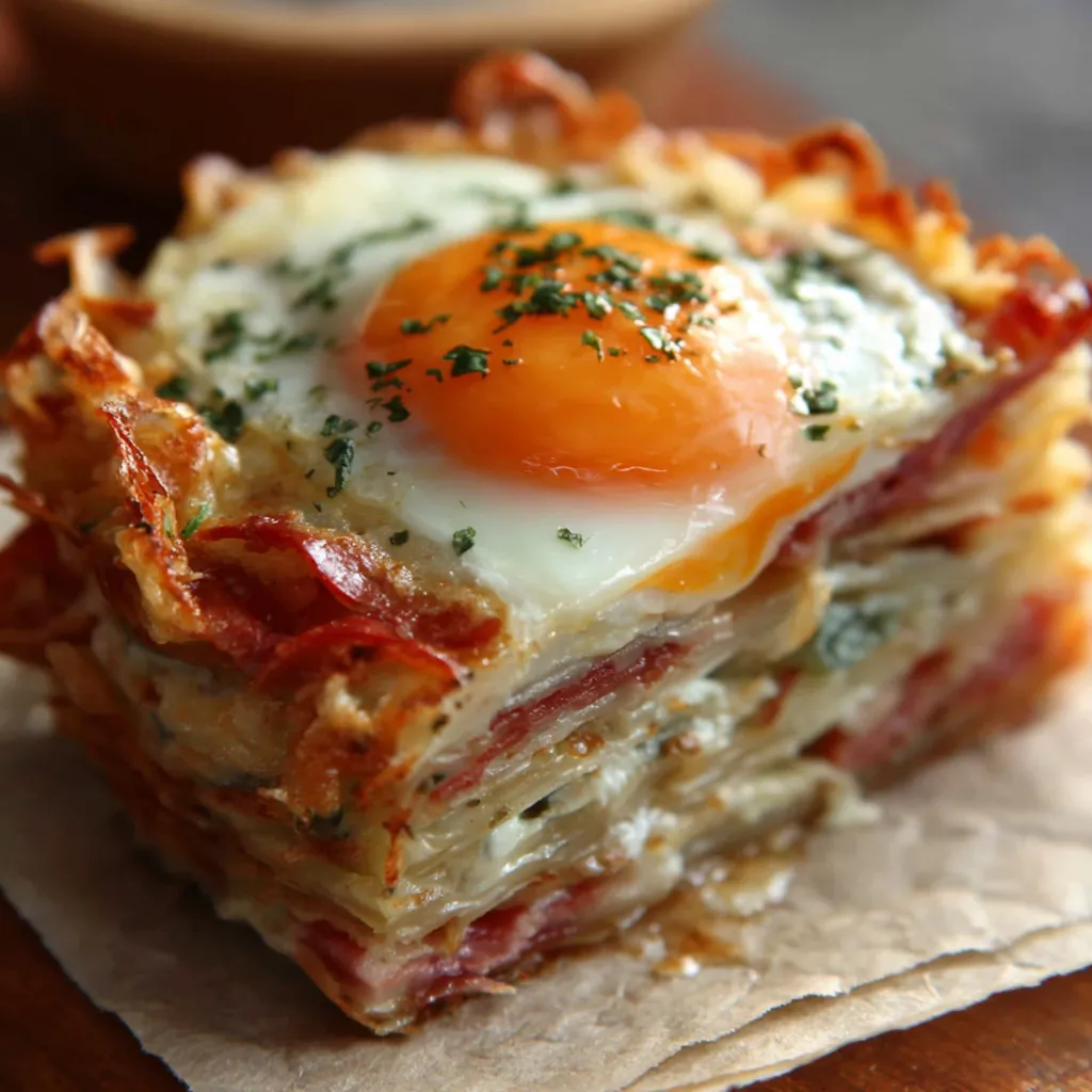 BAKED EGGS NAPOLEON DECADENT BRUNCH