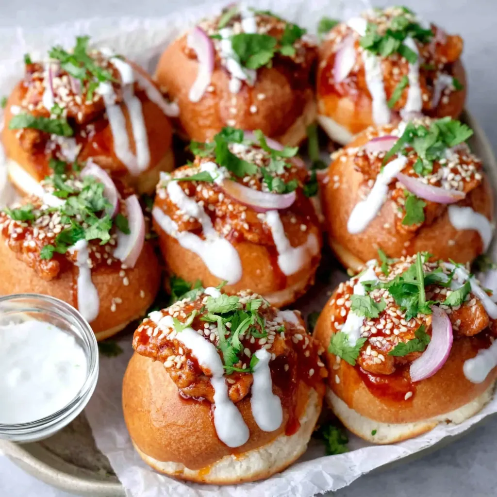 Close-up featured image of delicious, golden-brown Chicken Buns, perfect for a tasty snack or meal.