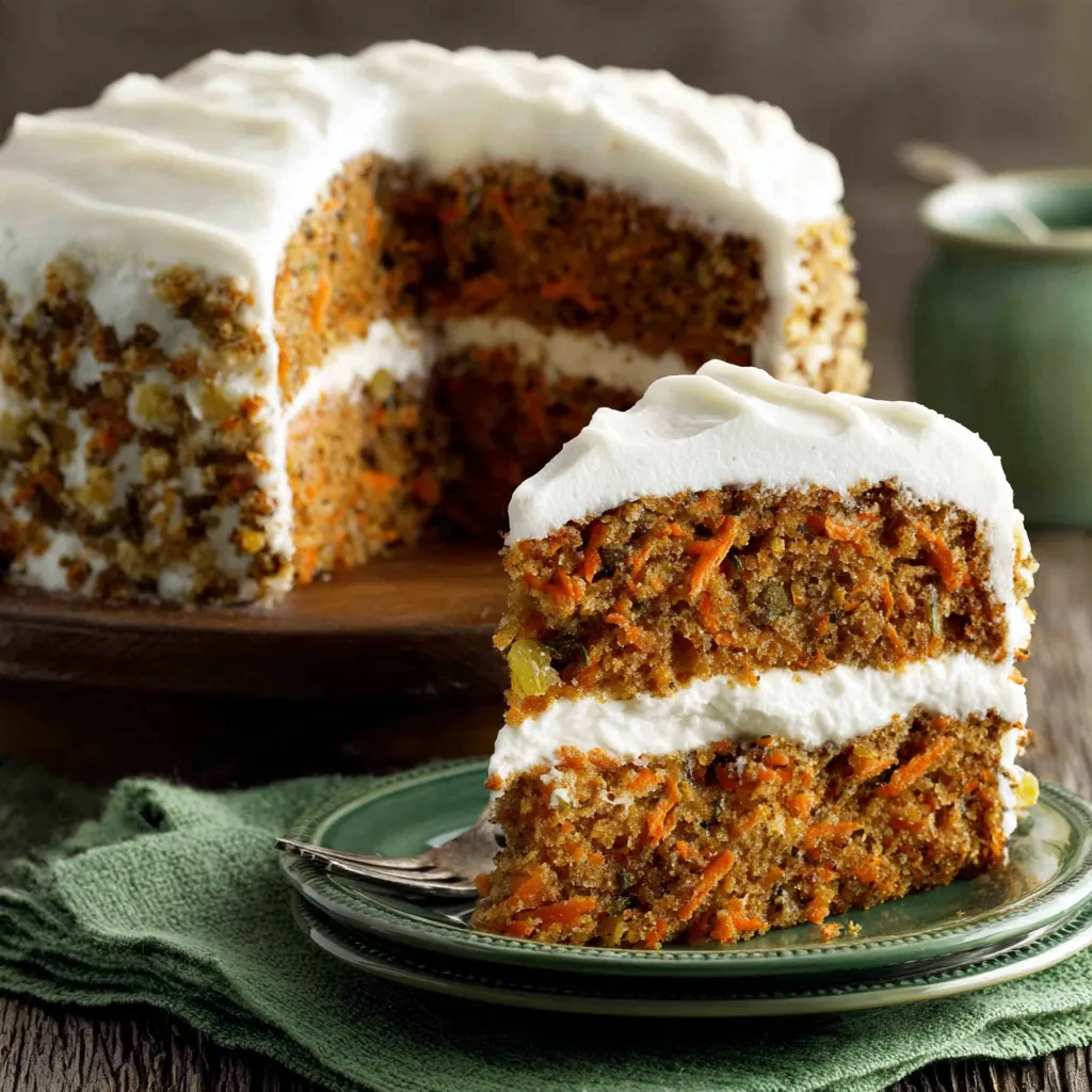 BEST PINEAPPLE CARROT CREAM CAKE