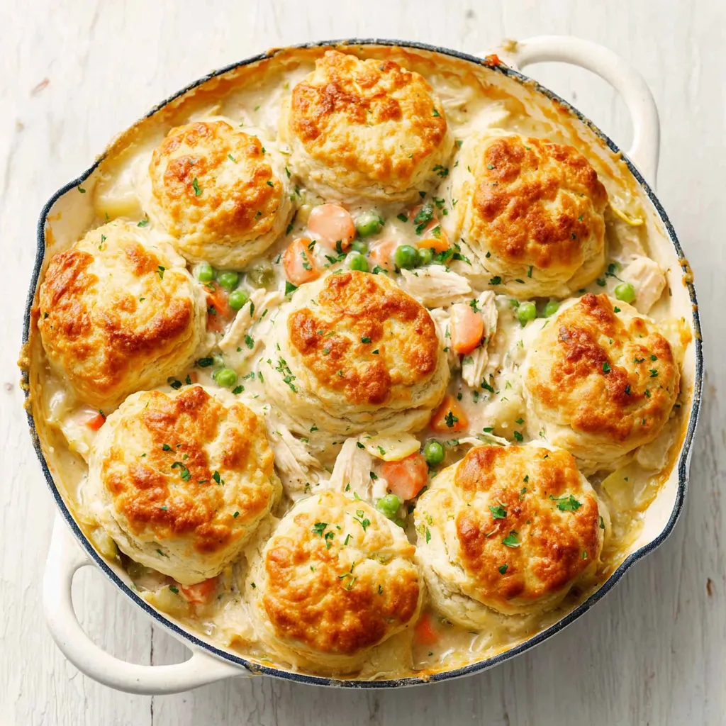 A delicious, creamy Red Lobster Biscuit Chicken Pot Pie is shown as the featured image for a recipe.