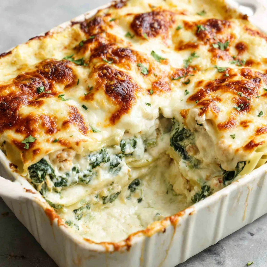 BEST WHITE LASAGNA EVER