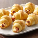 Close-up of delicious Cranberry Cream Cheese Crescent Bites, a perfect holiday appetizer.