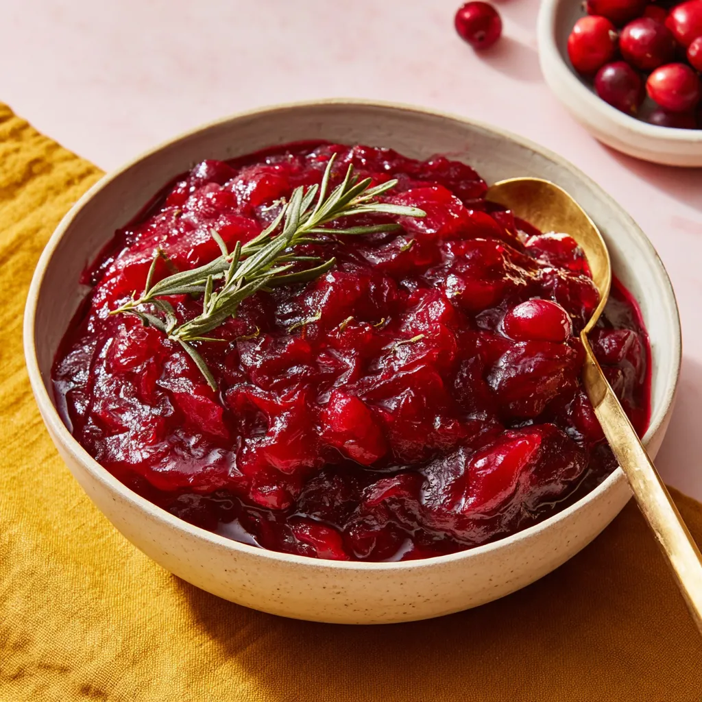 Festive homemade Cranberry Sauce is the perfect addition to any holiday meal.