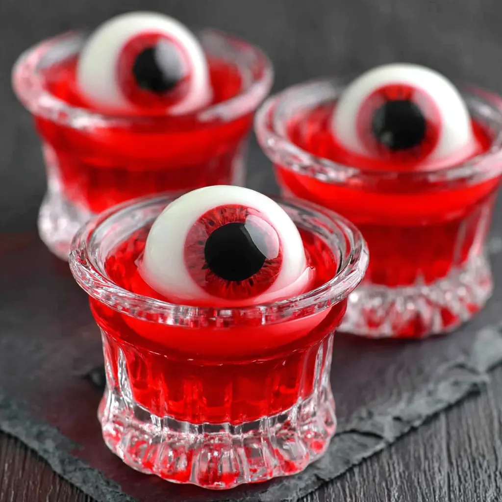 EYEBALL JELLO SHOTS AMAZING