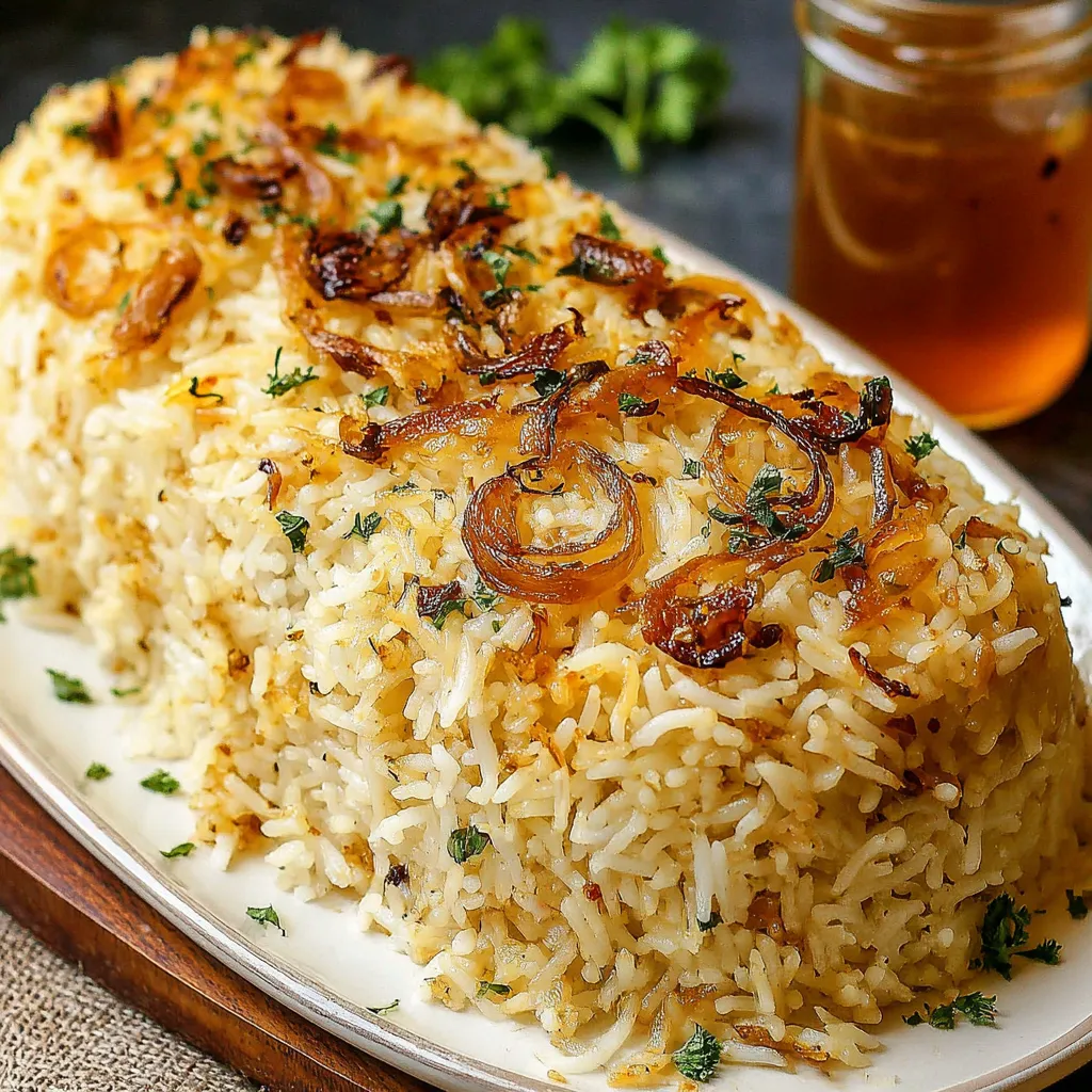 GOLDEN ONION BUTTER RICE IRRESISTIBLE