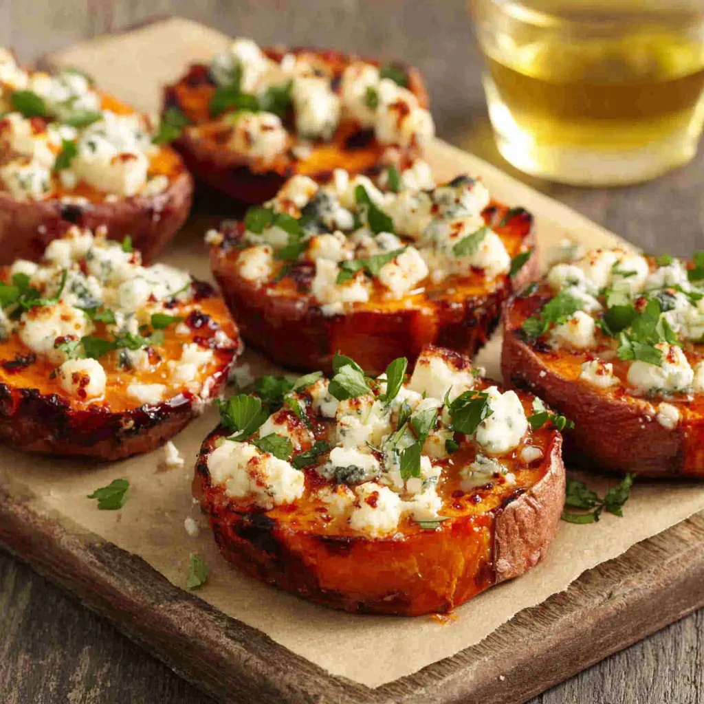 HONEY FETA SWEET POTATO ROUNDS PERFECT