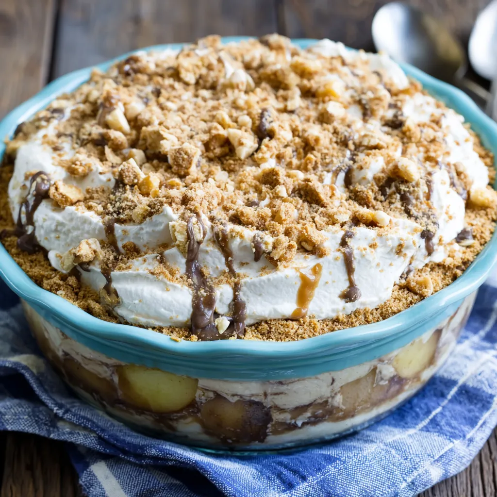 IRRESISTIBLE CARAMEL APPLE CHEESECAKE DIP