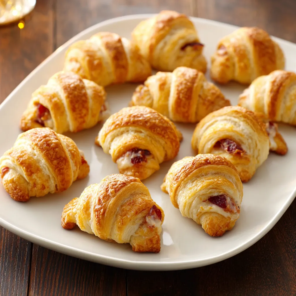 IRRESISTIBLE CRANBERRY CREAM CHEESE CRESCENT BITES