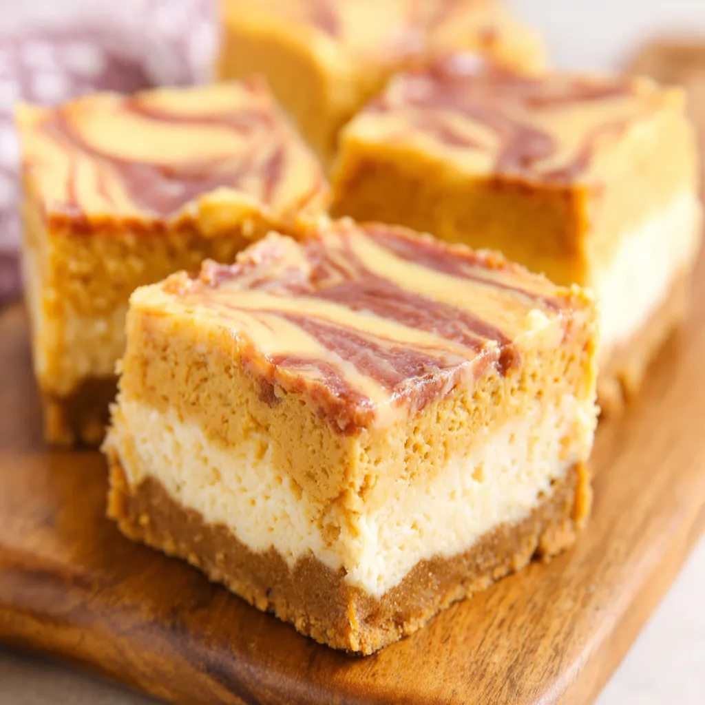 IRRESISTIBLE PUMPKIN SPICE CHEESECAKE BARS