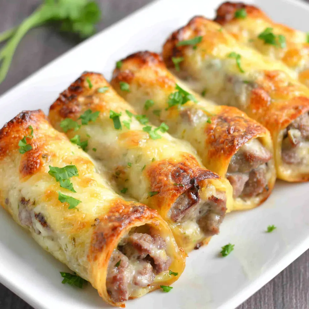 KETO PHILLY CHEESESTEAK ROLLS ULTIMATE