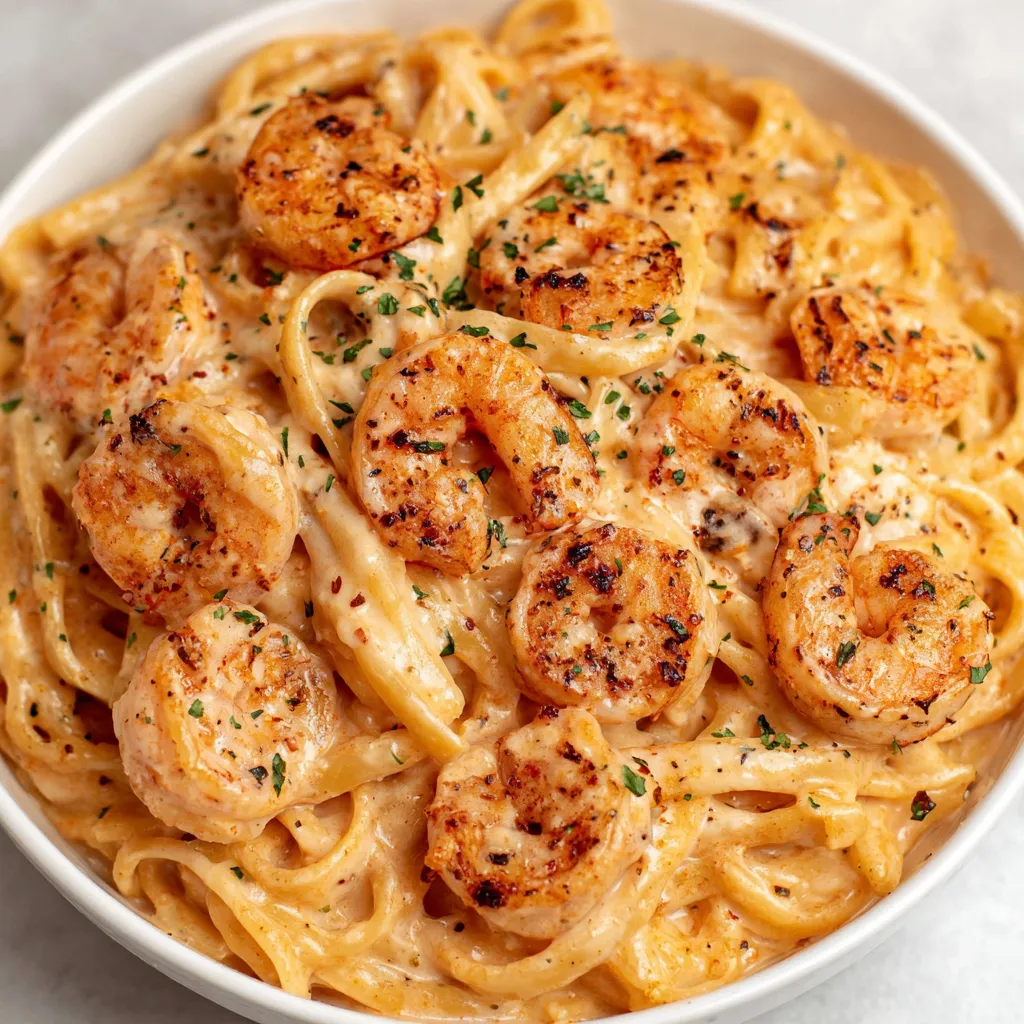 Marry Me Shrimp Pasta is beautifully displayed in this featured image, showcasing its creamy sauce and succulent shrimp.