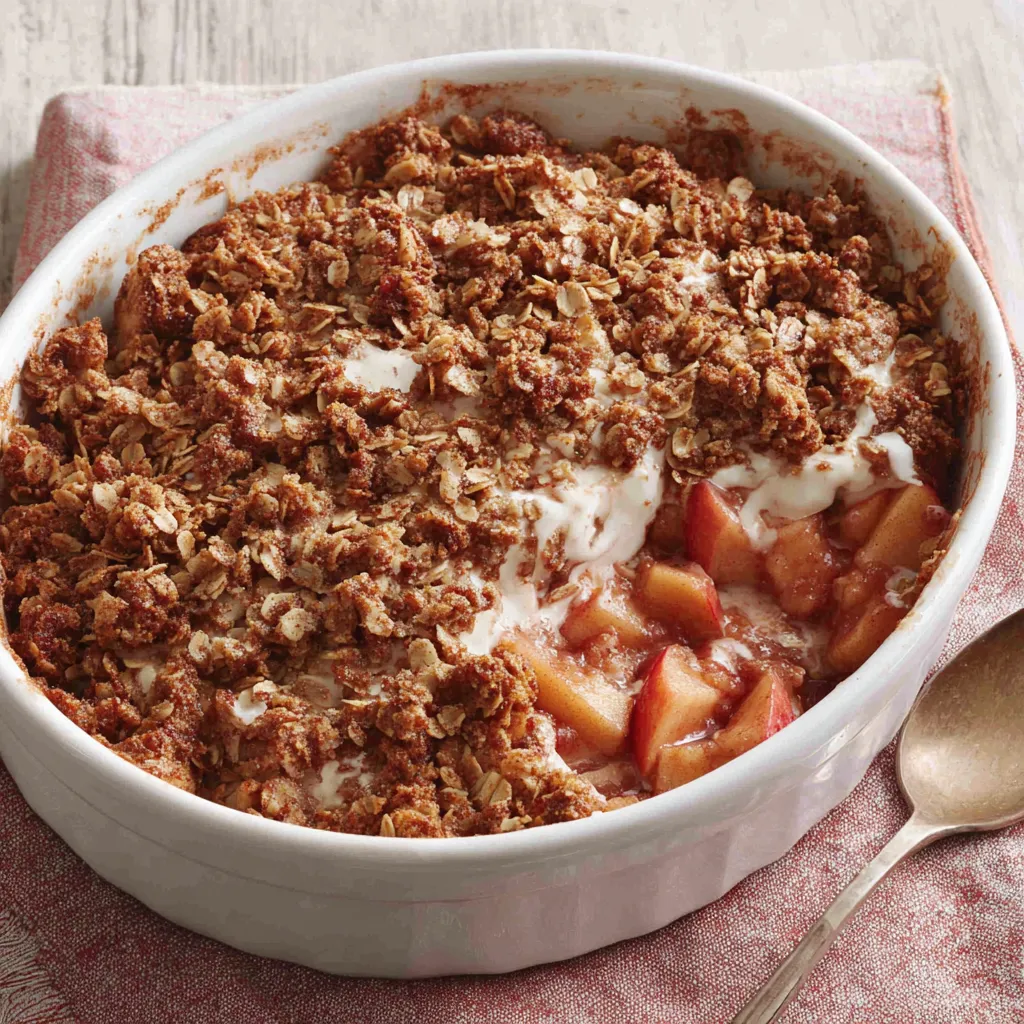 PERFECT APPLE OATMEAL BAKE
