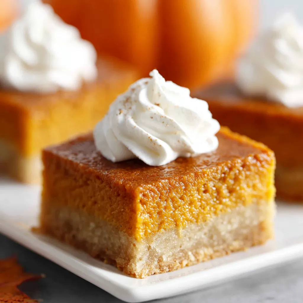 PERFECT PUMPKIN PIE BARS