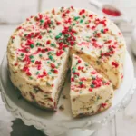 A slice of delicious Sugar Cookie Cheesecake is displayed as a featured image for a baking article.