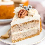 A decadent Thanksgiving Piecaken, featuring layers of pumpkin pie, pecan pie, and apple pie baked into a cake, is displayed as the featured image.