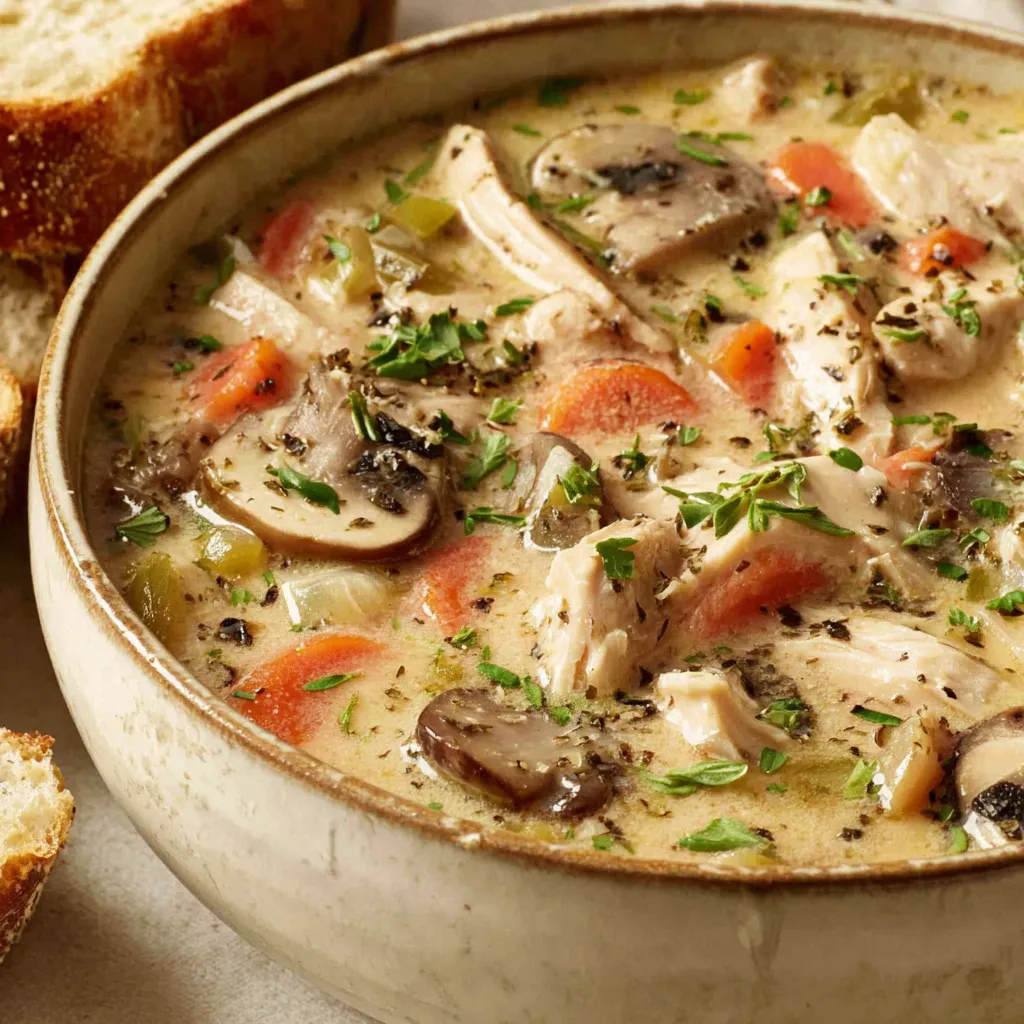 ULTIMATE CHICKEN MUSHROOM SOUP