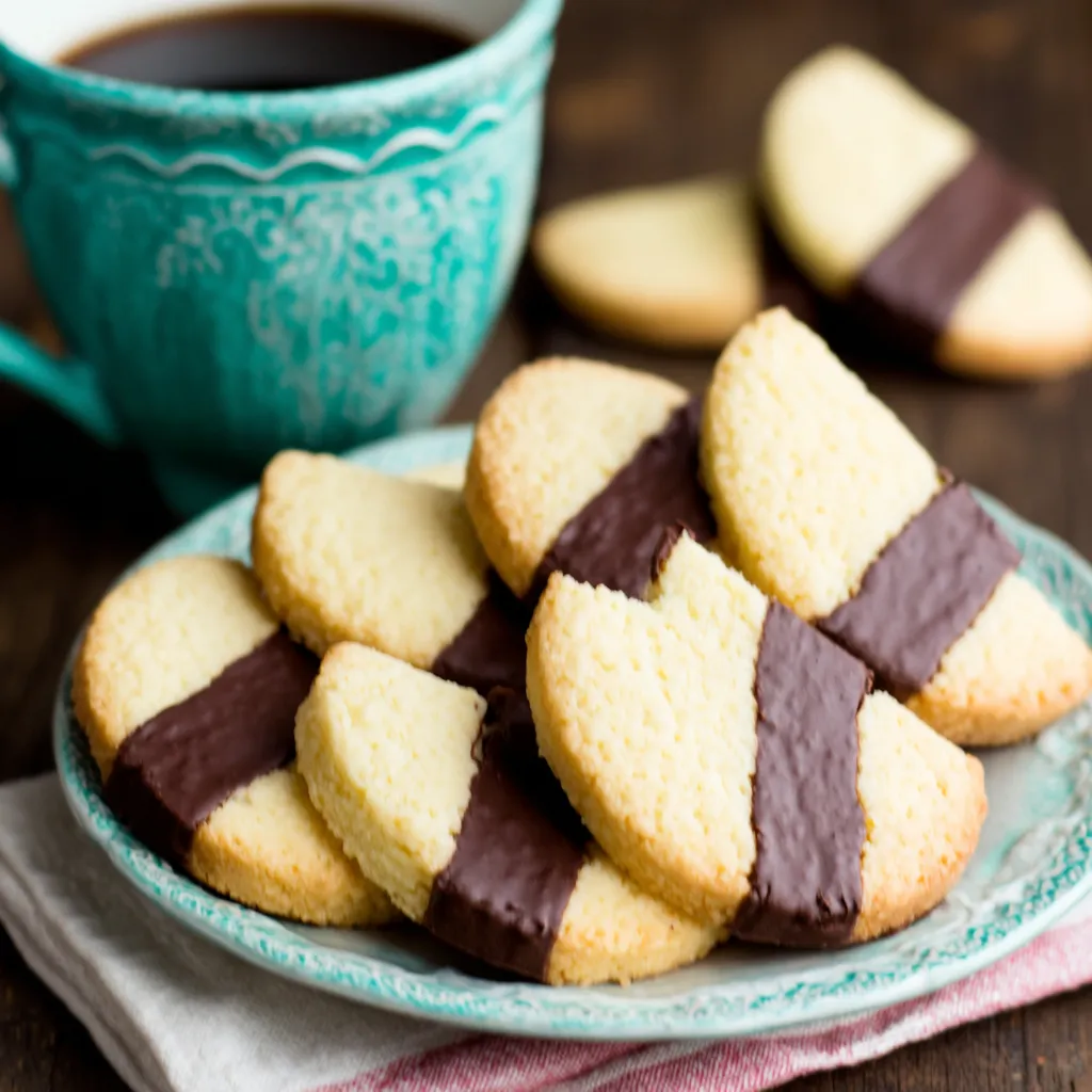 Close-up view of delicious Shortbread Cookies arranged attractively for serving.