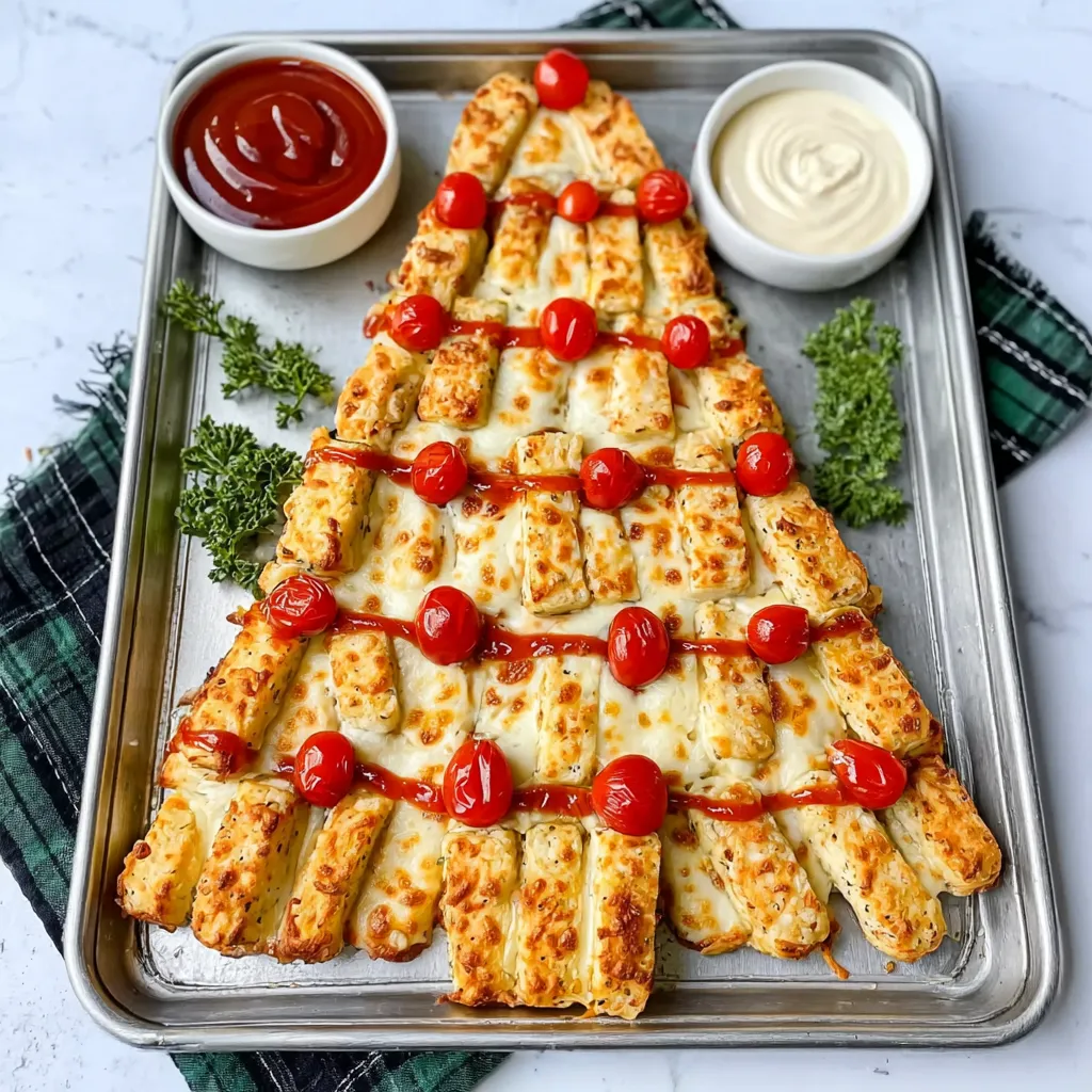 Close-up of baked Cheesy Pull Apart Christmas Bread showing its cheesy, pull-apart texture, perfect for a festive appetizer.