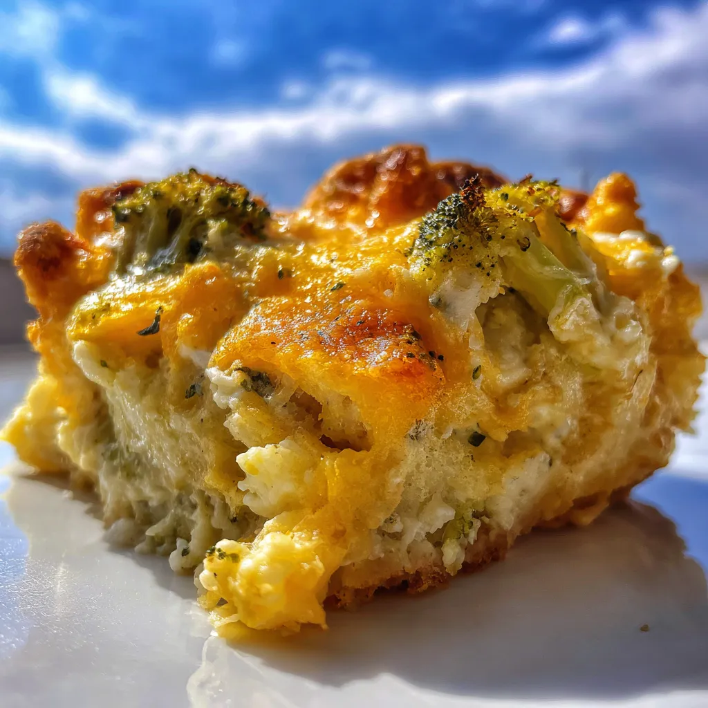 A close-up shot showcases Dolly Parton’s 5-Ingredient Casserole, ready to be served.