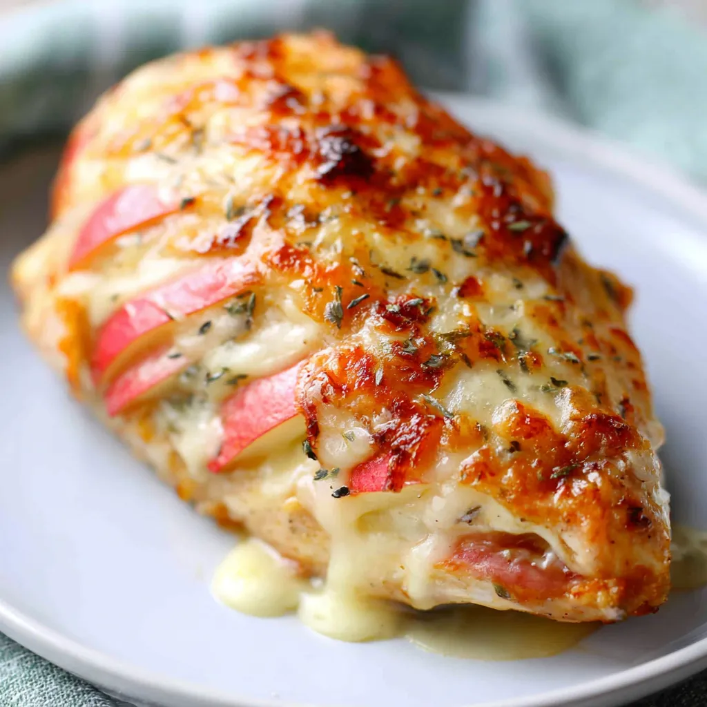 APPLE BRIE STUFFED CHICKEN AMAZING