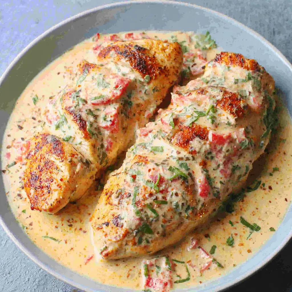 BEST CHICKEN BASIL CREAM SAUCE