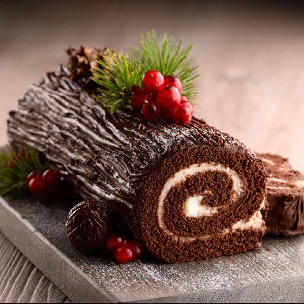 BEST CHOCOLATE YULE LOG EVER
