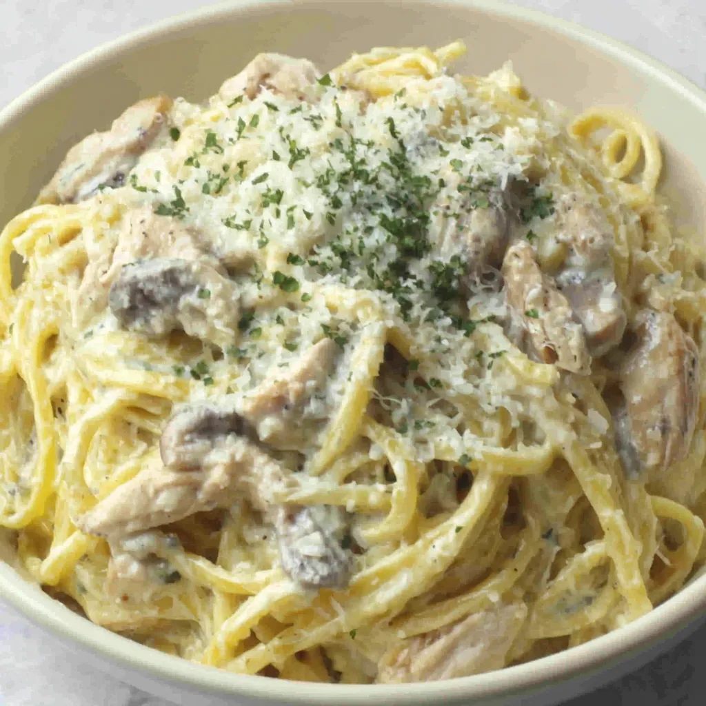 Creamy Chicken Alfredo served as a delectable featured image.