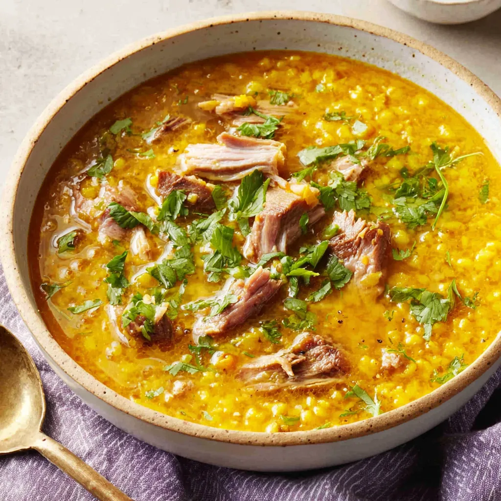 Close-up shows a comforting bowl of Italian Penicillin Soup, highlighting its rich broth and healthy ingredients.