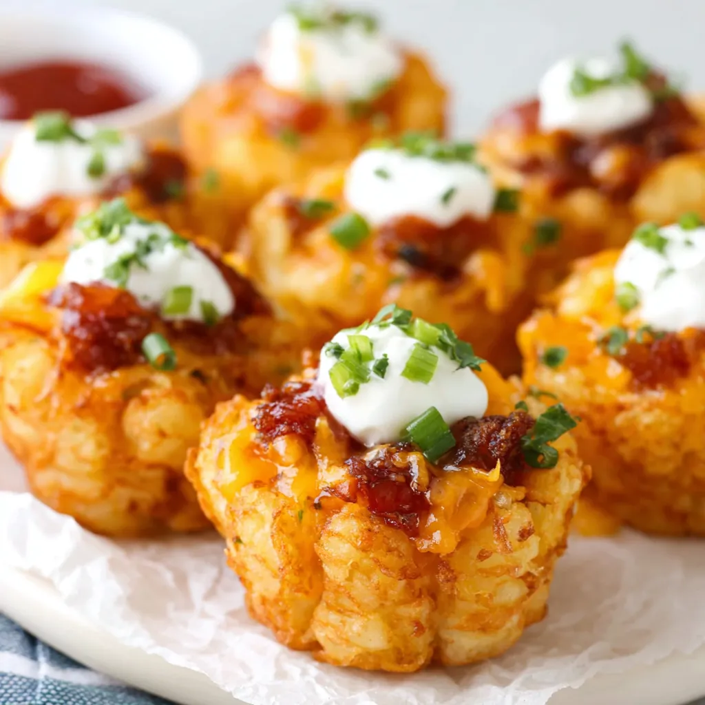 BEST TATER TOT APPETIZER CUPS