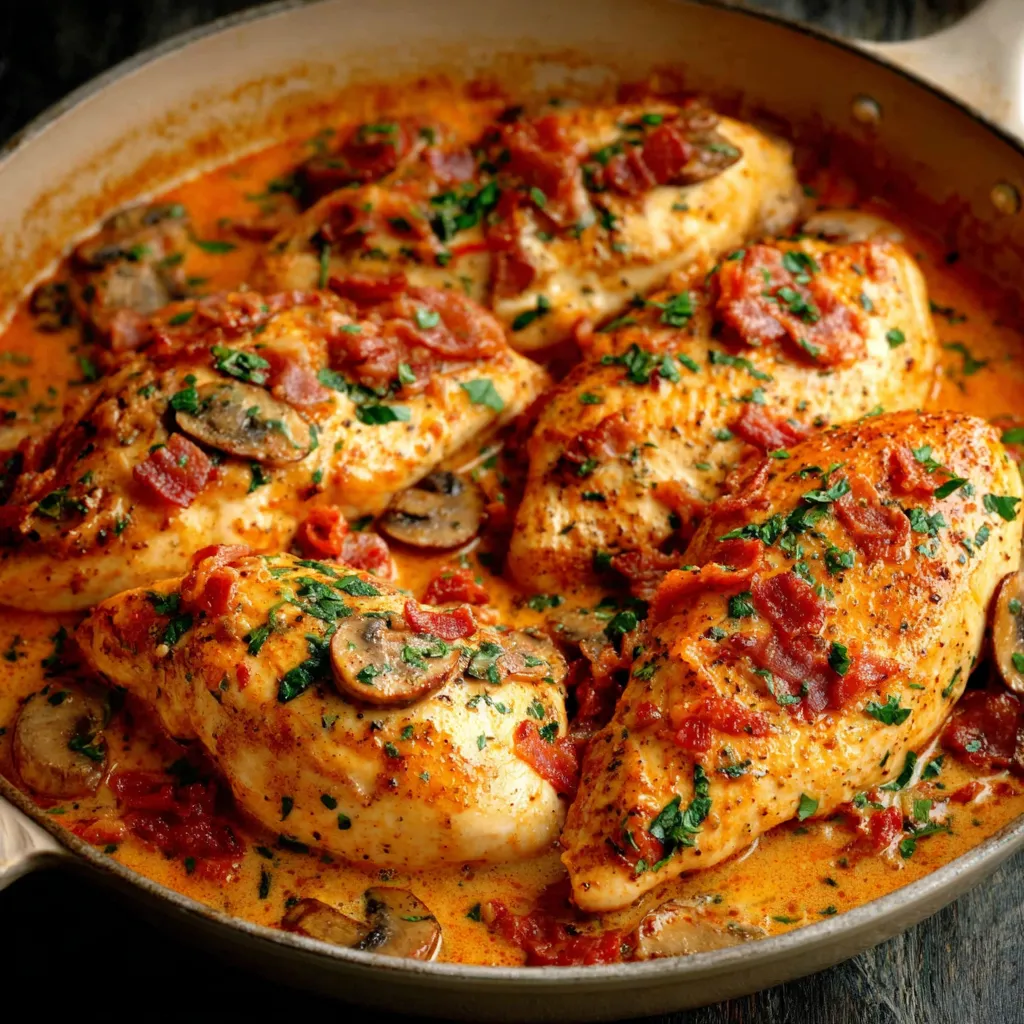 Creamy Tuscan Chicken, a delicious and creamy dish, is showcased as the featured image.