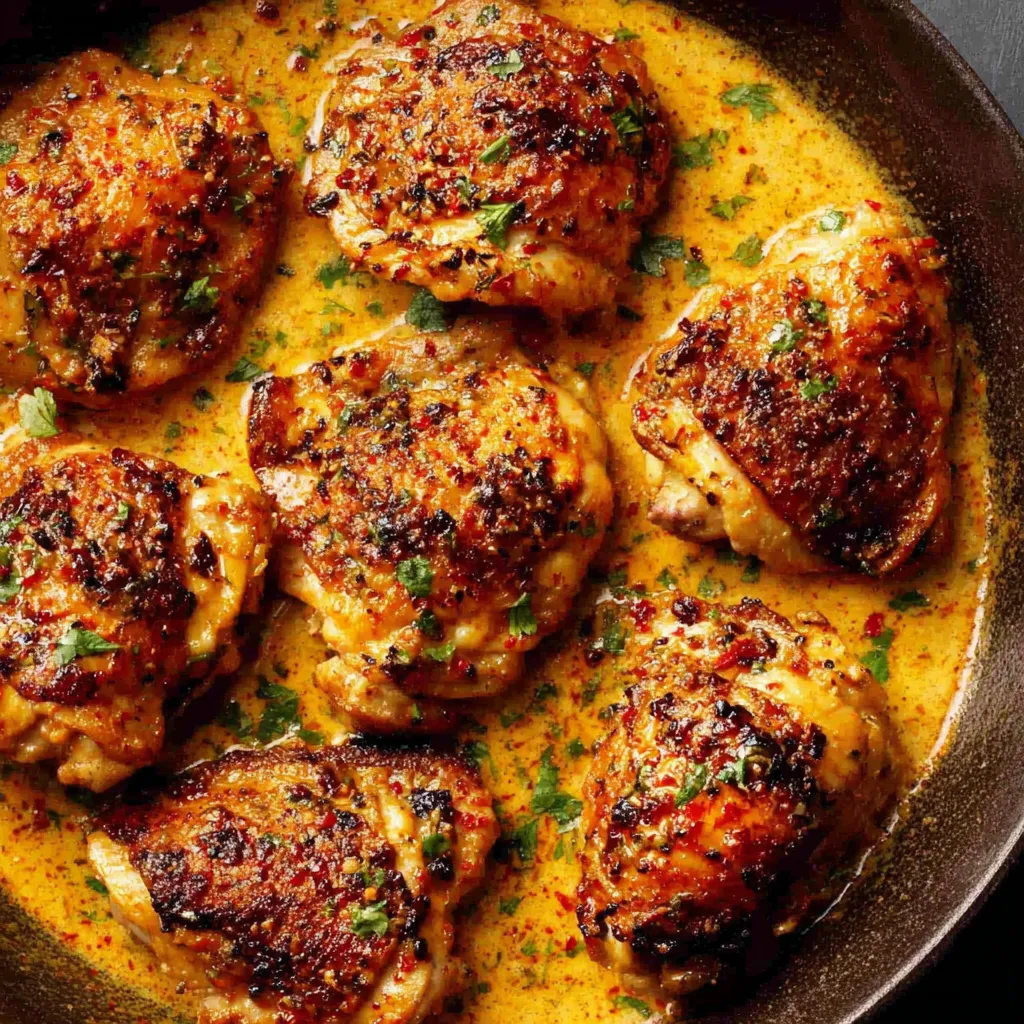 CRISPY SKILLET CHICKEN THIGHS BEST