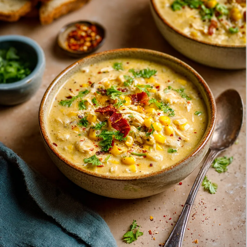 CROCKPOT CHICKEN CORN CHOWDER ULTIMATE