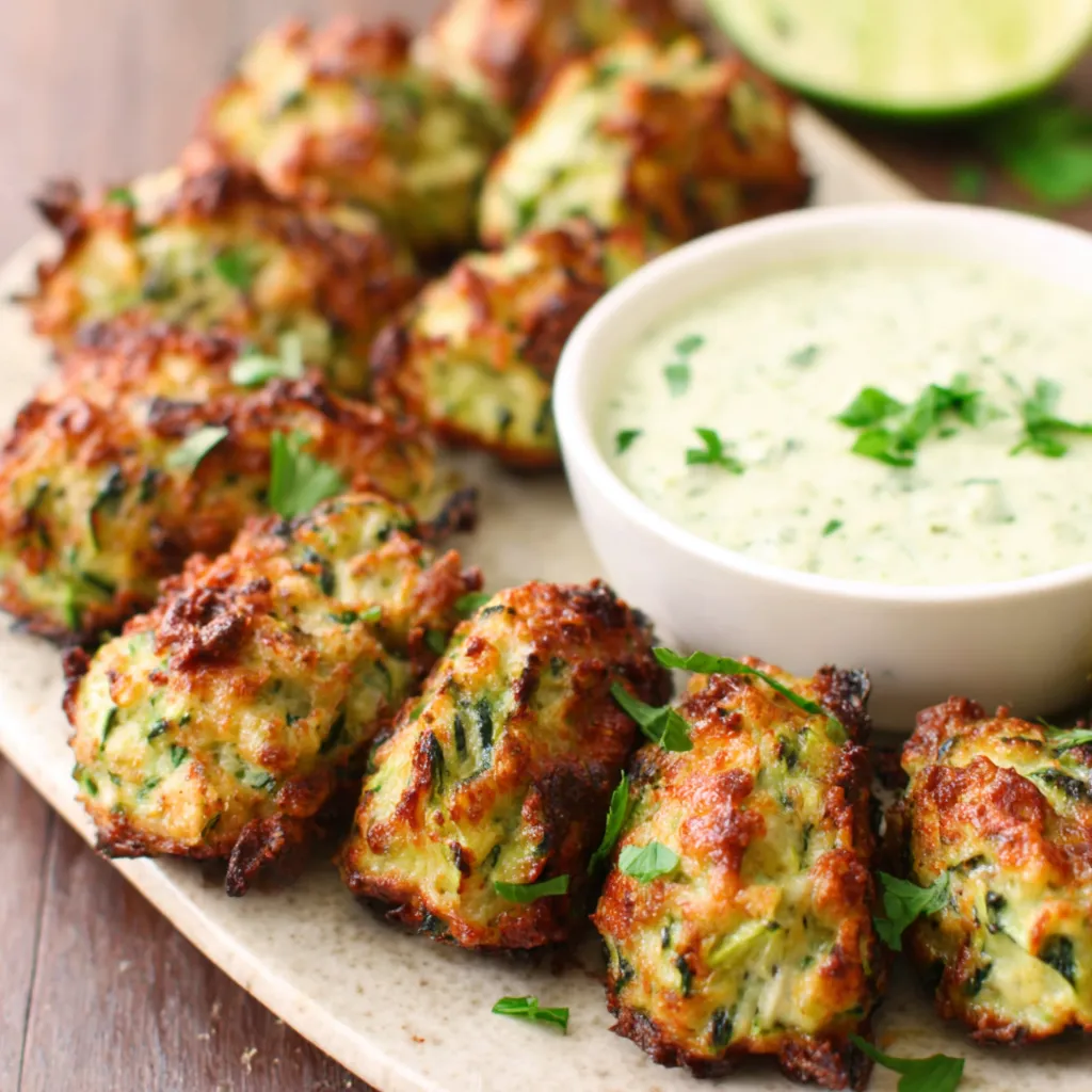 EASY CHICKEN ZUCCHINI POPPERS PERFECT