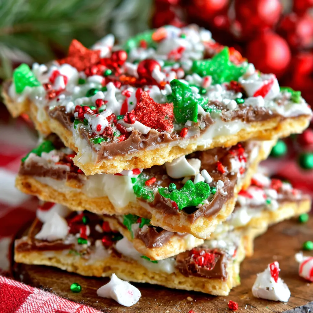 Featured image of delicious homemade Christmas Crack toffee, perfect for holiday baking.