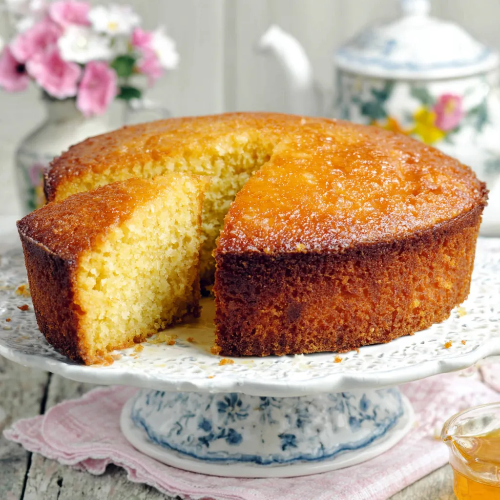 Golden Greek Honey Cake drizzled with syrup sits invitingly as the featured image.
